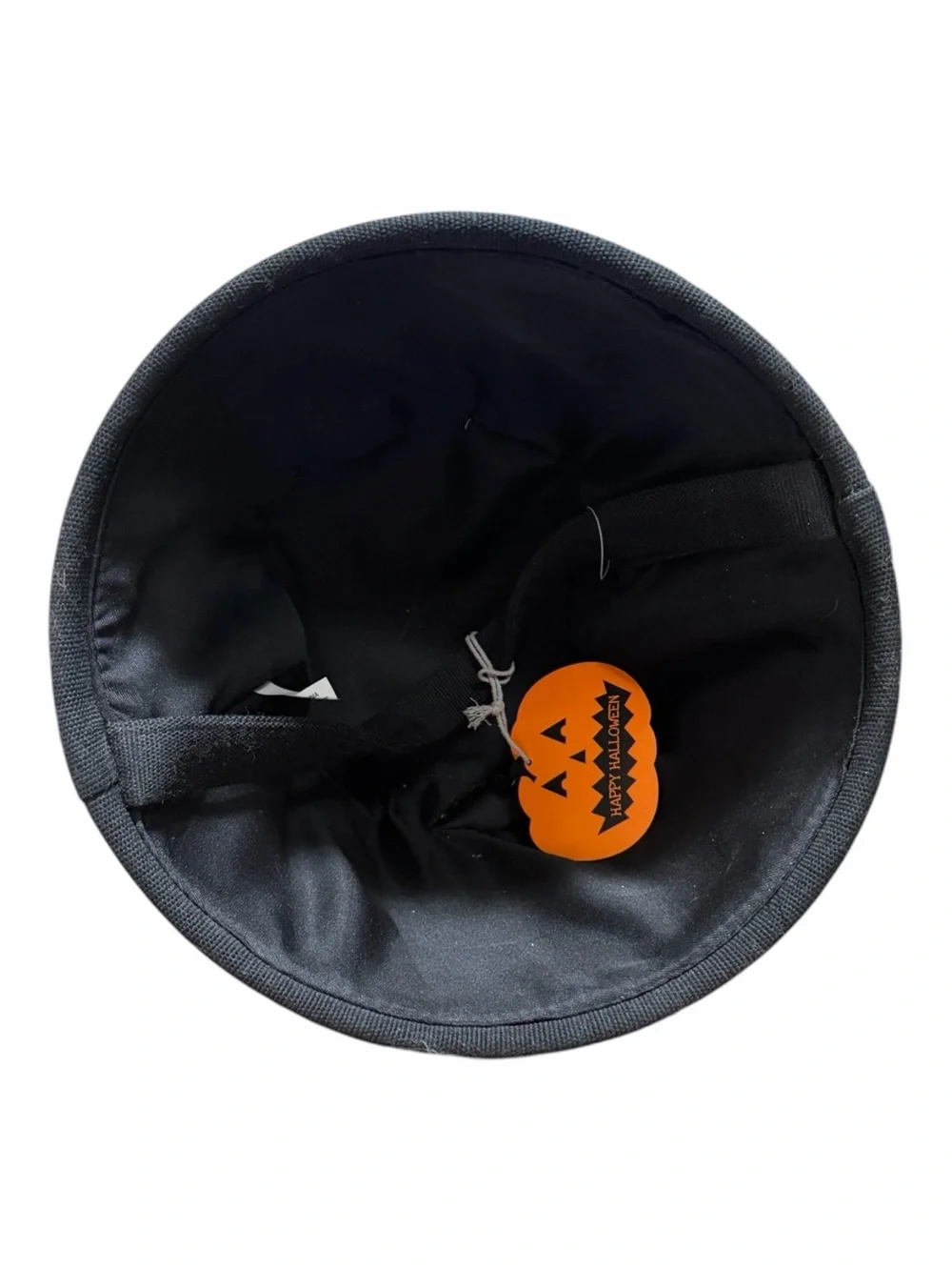 Halloween 'Trick or Treat' Black & Orange Candy Bucket